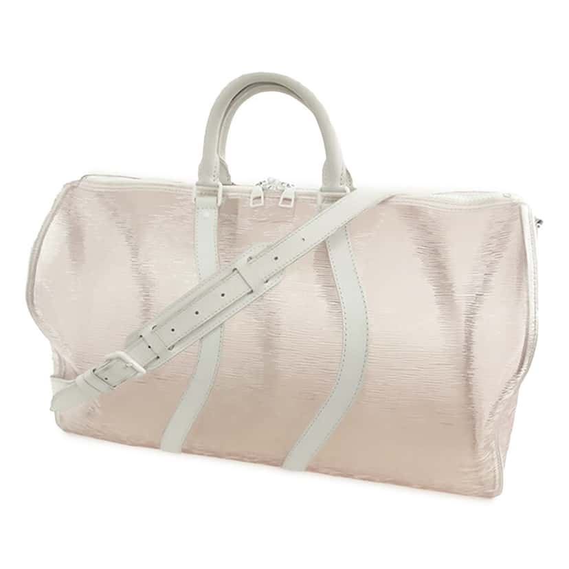 Louis Vuitton Epi Plage Wavy Keepall Bandouliere 50 White Good condition - Back View