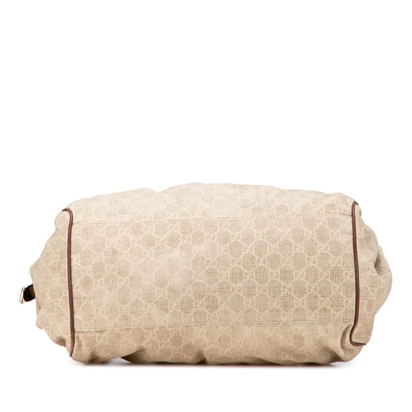 Gucci GG Canvas Sukey Satchel Brown Canvas Good condition - Inside View
