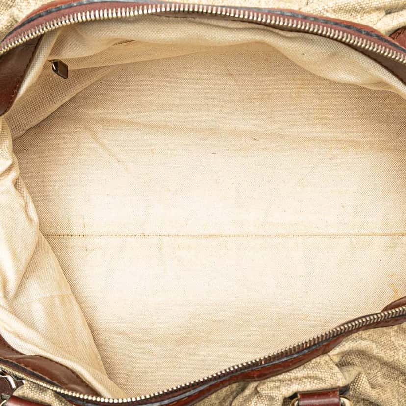 Gucci GG Canvas Sukey Satchel Brown Canvas Good condition - Model View