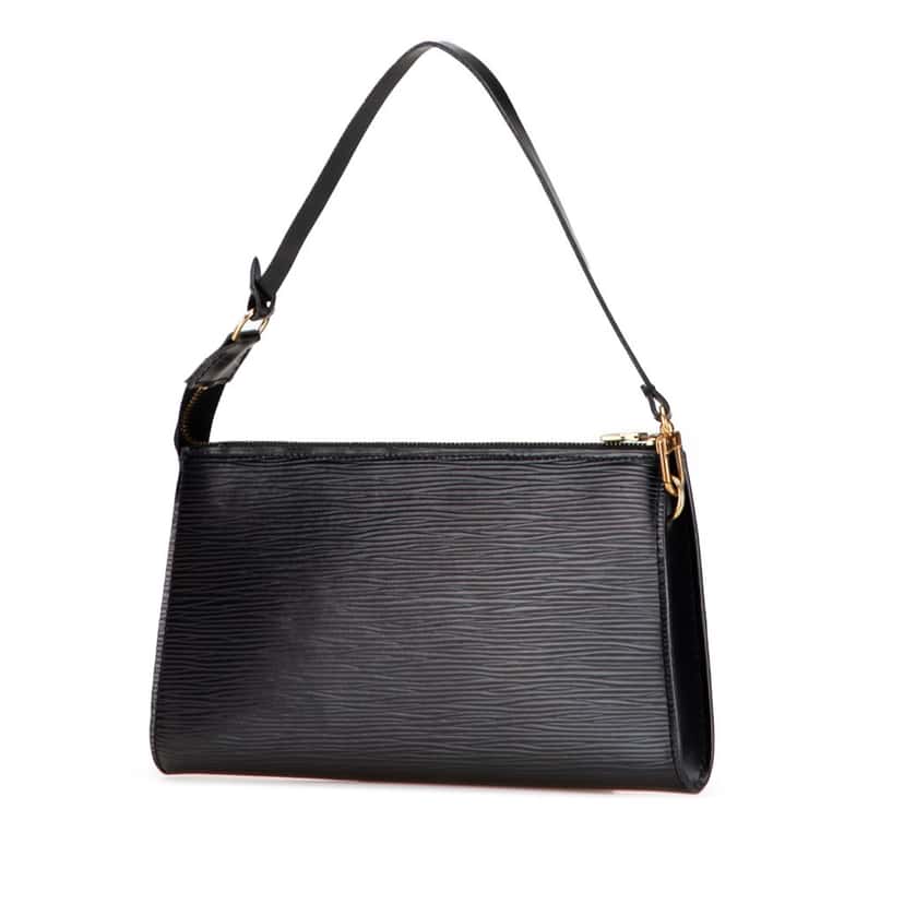 Louis Vuitton Epi Pochette Accessoires Black Leather Good condition - Back View