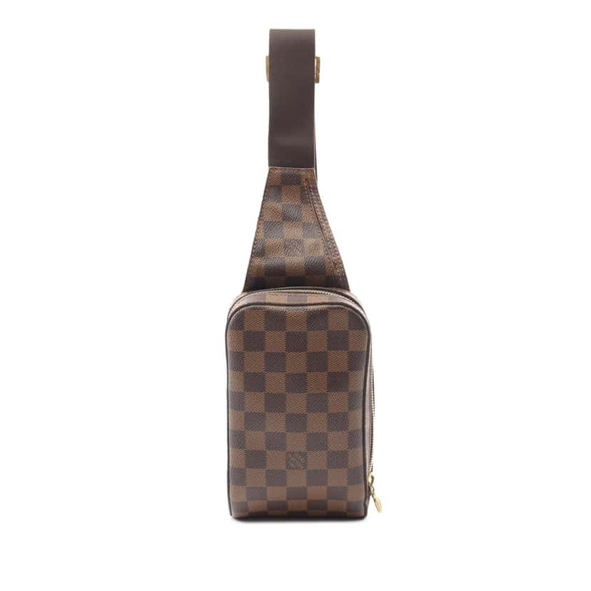 Louis Vuitton Damier Ebene Geronimos Brown Canvas Good condition - Front View