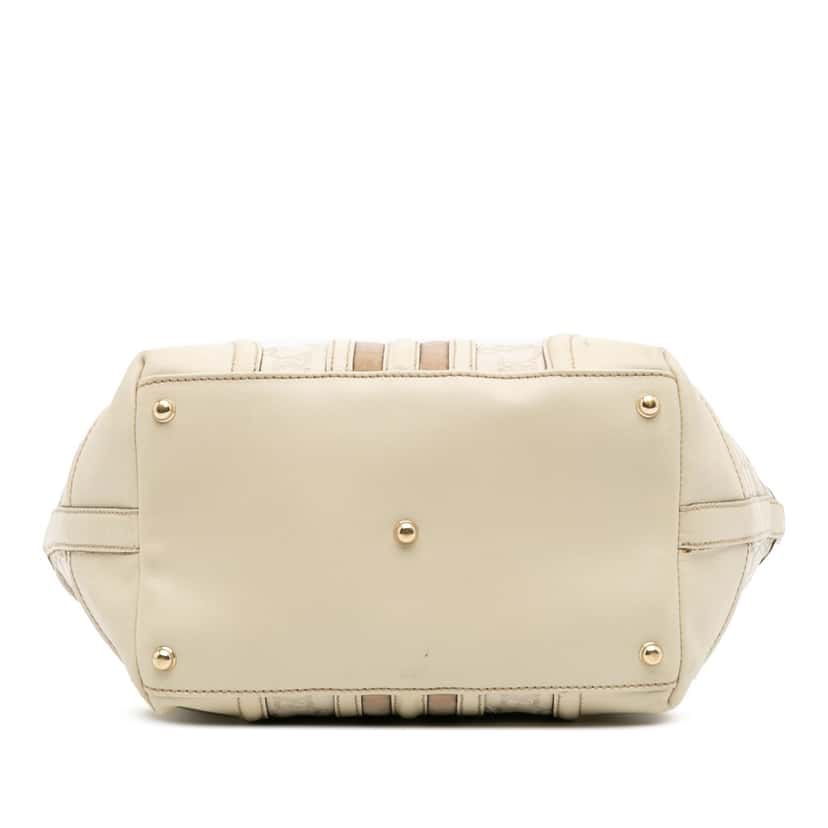 Gucci Guccissima Treasure Handbag White Leather Good condition - Inside View