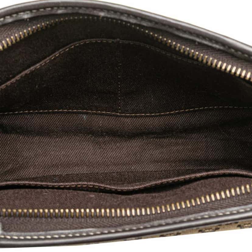 Celine Macadam Canvas Triomphe Handbag Brown Canvas Good condition - Model View