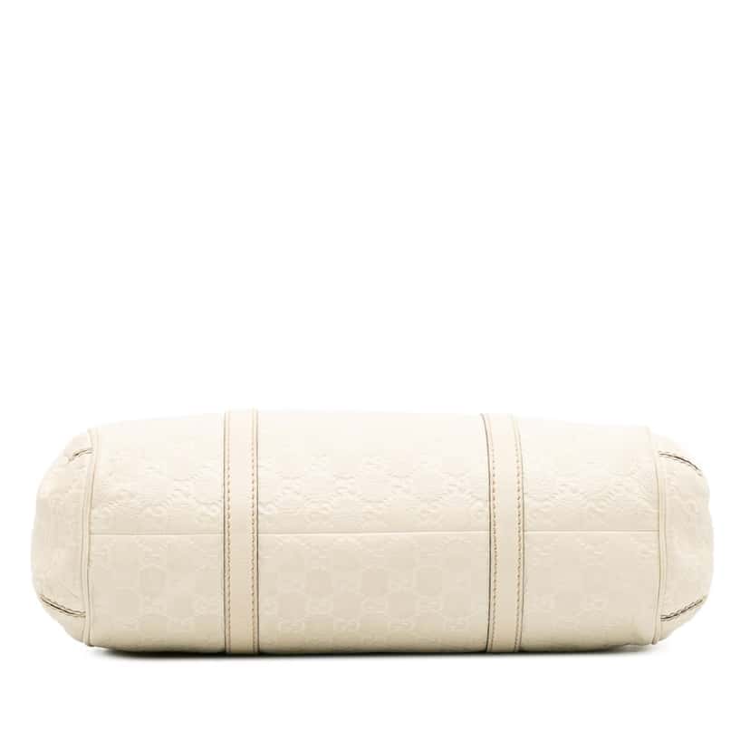 Gucci Guccissima New Ladies Tote White Leather Good condition - Inside View