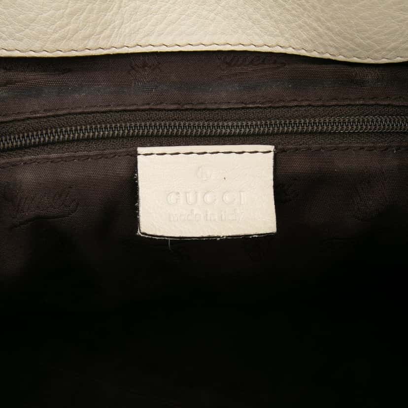 Gucci Guccissima New Ladies Tote White Leather Good condition - Box View