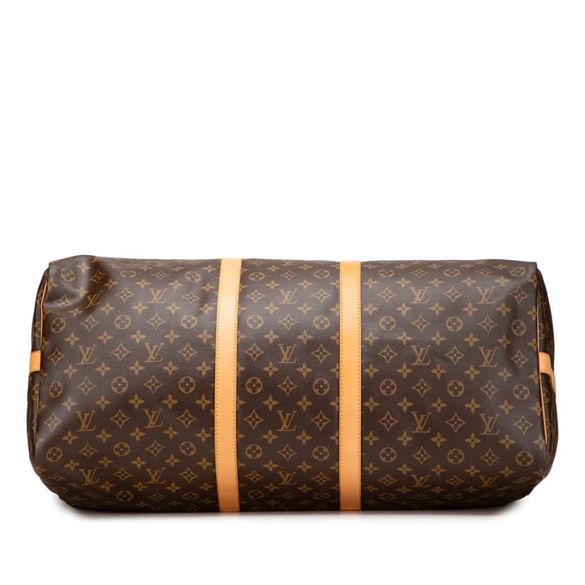 Louis Vuitton Monogram Keepall Bandouliere 60 Brown Canvas Good condition - Inside View