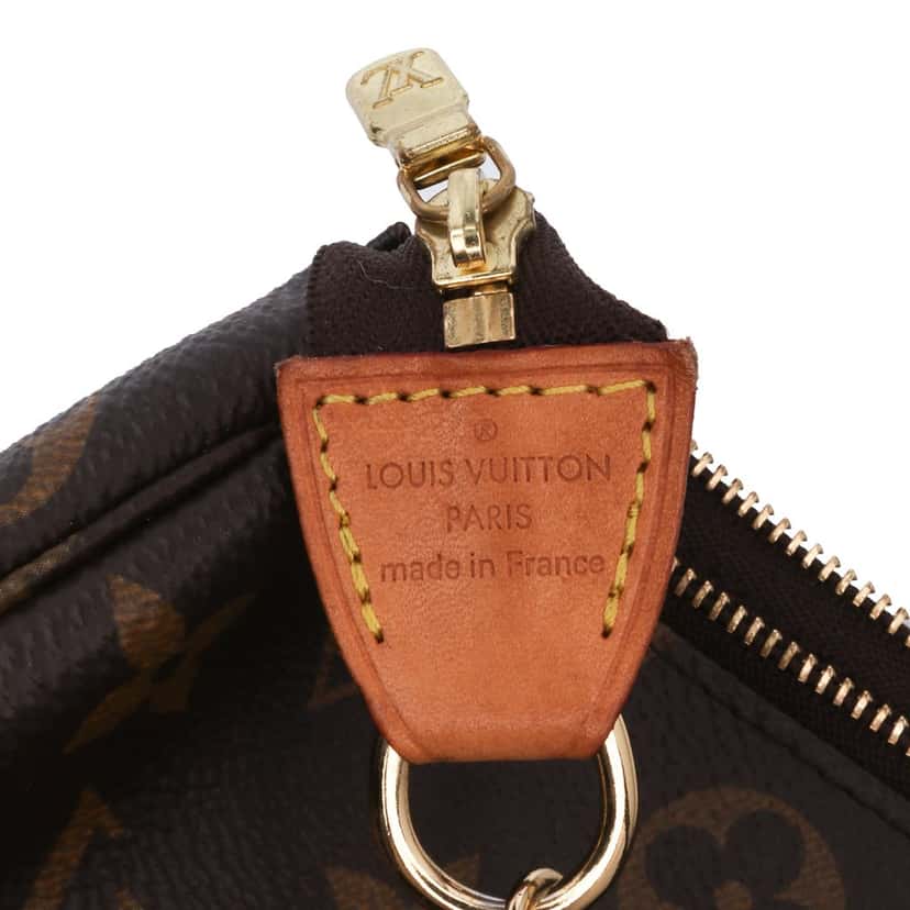 Louis Vuitton Monogram Mini Pochette Accessoires Brown Canvas Good condition - Box View