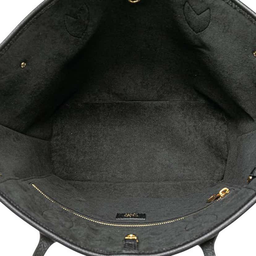 Louis Vuitton Bicolor Monogram Giant Empreinte Neverfull MM Black Leather Good condition - Model View