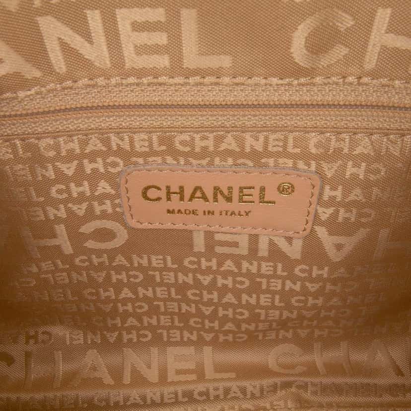 Chanel CC Quilted Caviar Bowling Bag Brown Leather Good condition - Box View