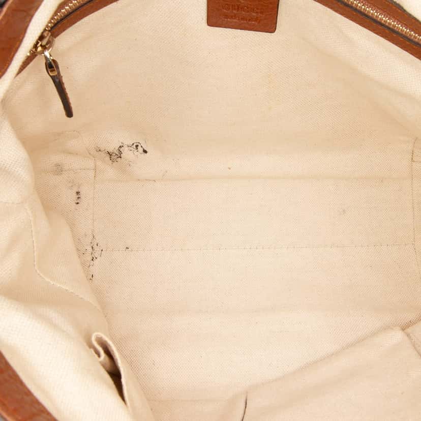 Gucci GG Canvas Bella Satchel Brown Canvas Good condition - Model View