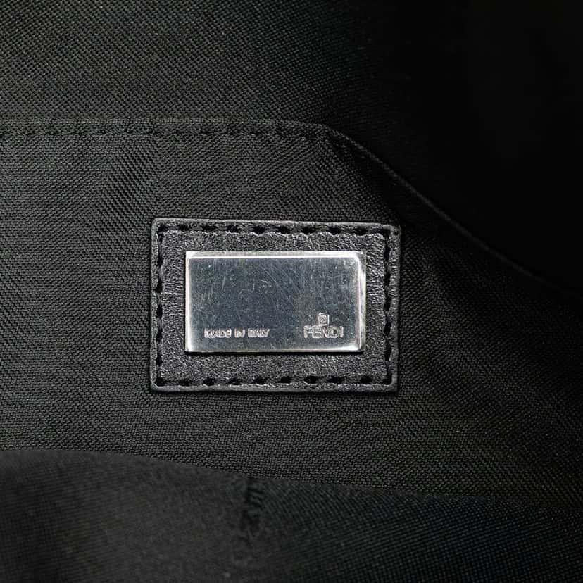 Fendi Zucchino Canvas Crossbody Black Canvas Very good condition - Box View