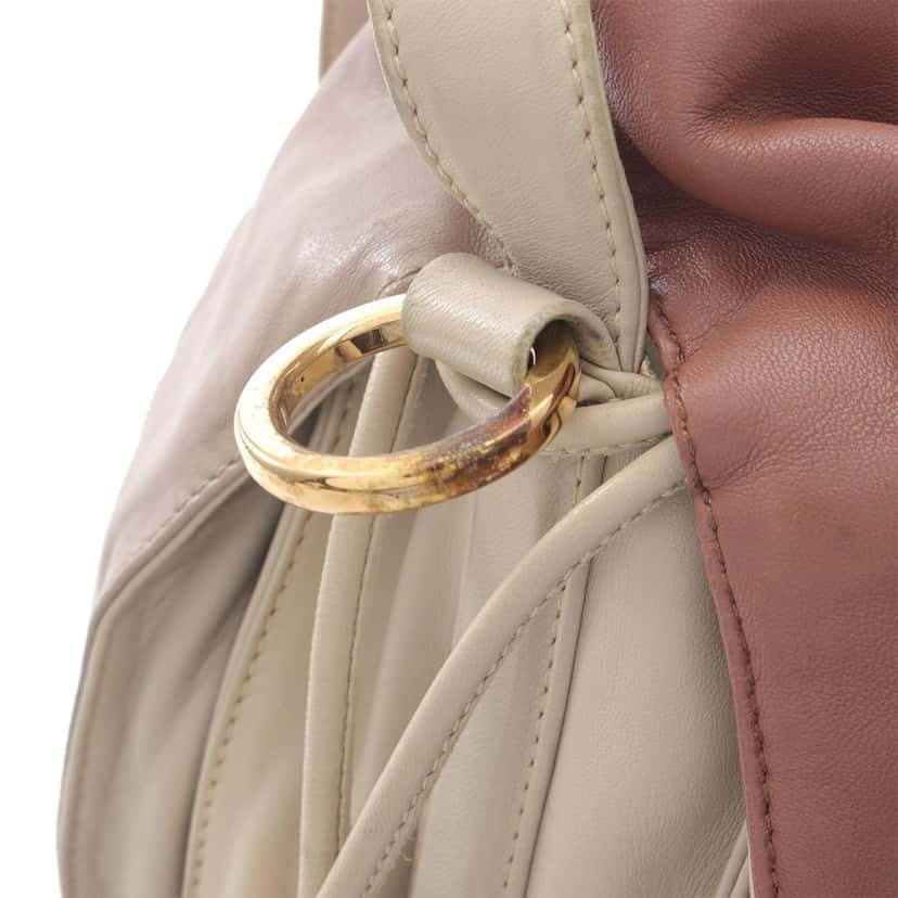Loewe Nappa Flamenco Tassel 30 Brown Leather Good condition - Box View