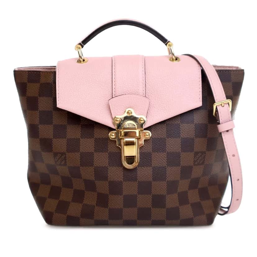 Louis Vuitton Damier Ebene Clapton Brown Canvas Good condition - Front View