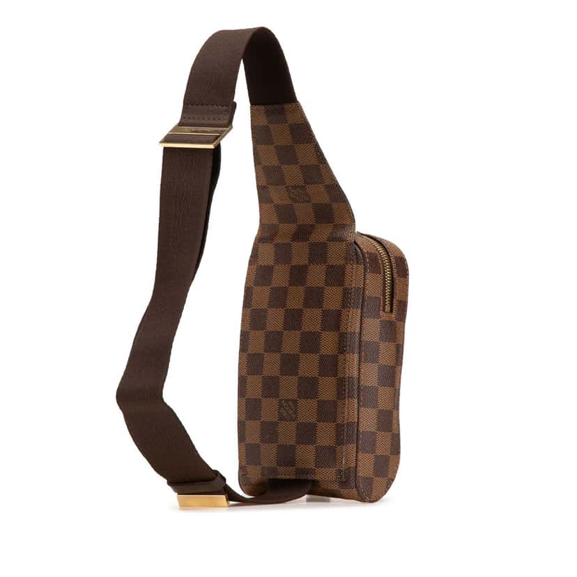 Louis Vuitton Damier Ebene Geronimos Brown Canvas Good condition - Back View