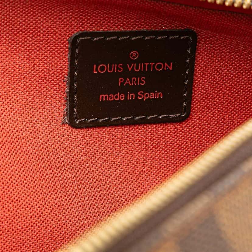 Louis Vuitton Damier Ebene Geronimos Brown Canvas Good condition - Box View