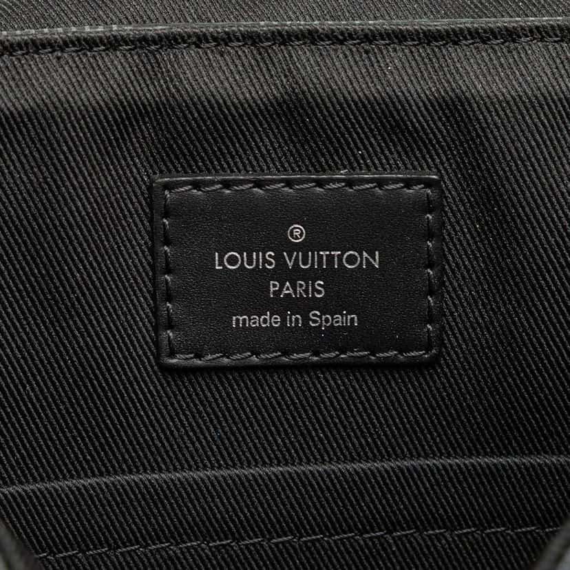 Louis Vuitton Damier Graphite District PM Black Canvas Good condition - Box View