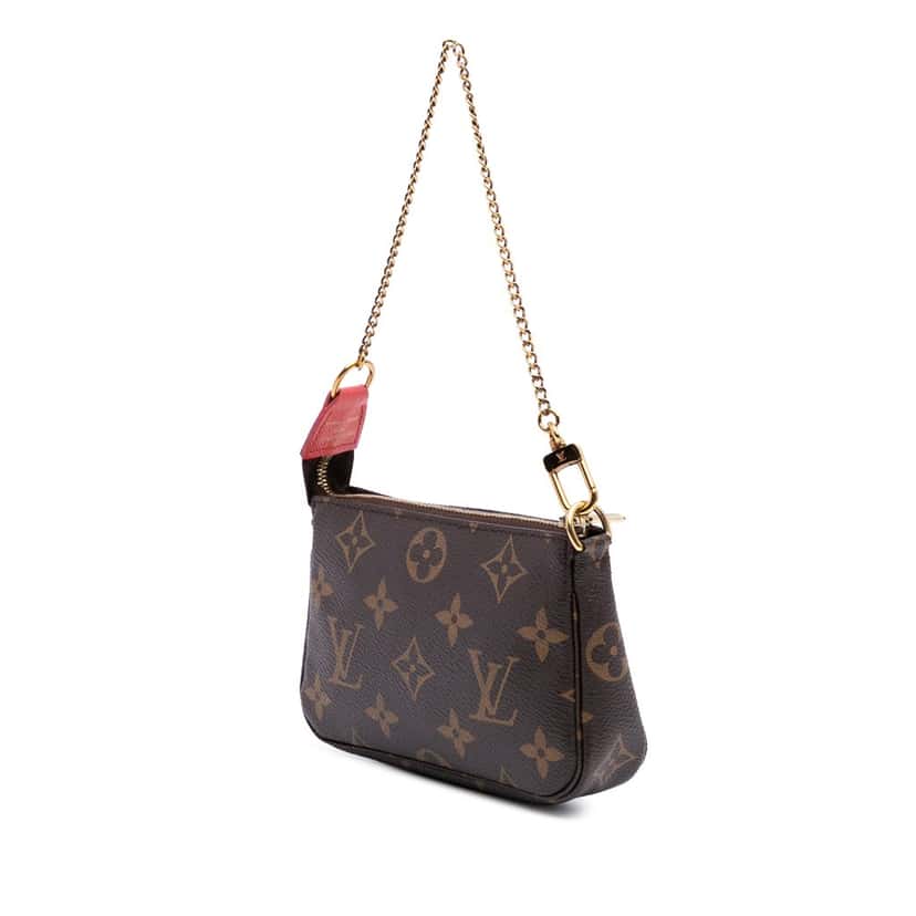 Louis Vuitton Monogram Evasion Illustre Mini Pochette Accessories Brown Canvas Good condition - Back View