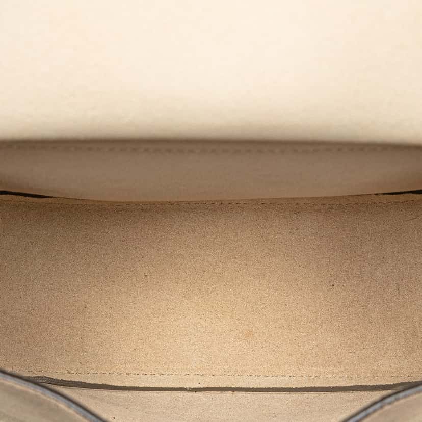 Chloé Small Suede and Calfskin Drew Crossbody Brown Leather Good condition - Model View