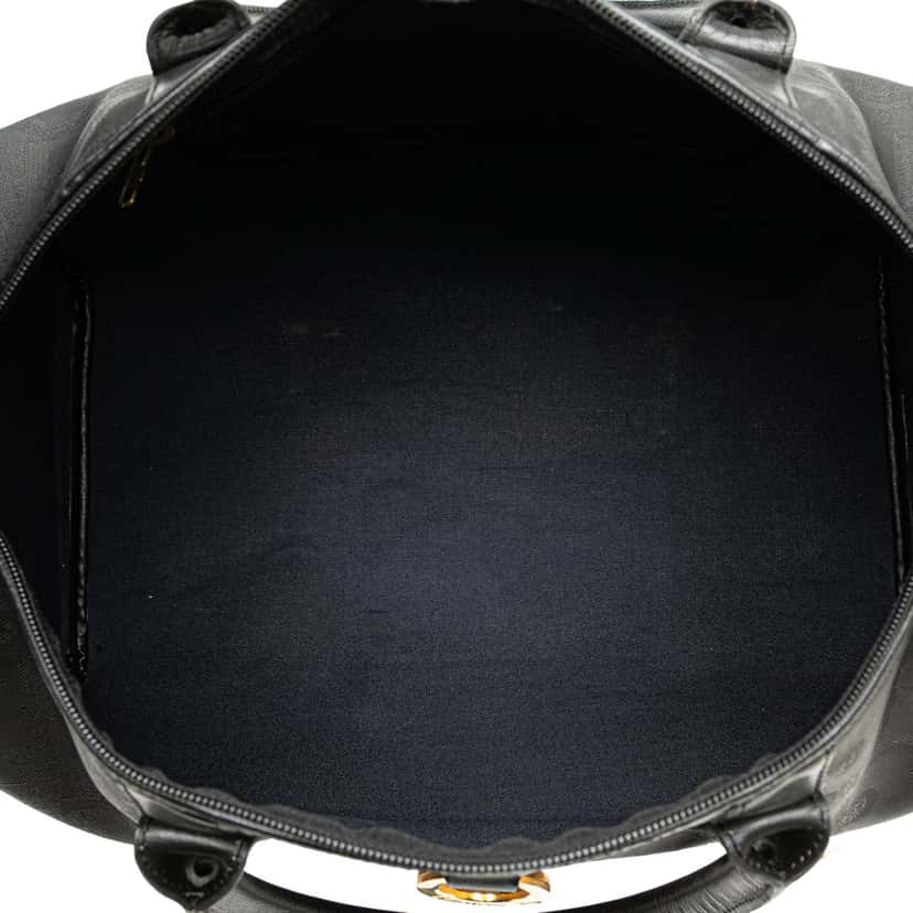 Dior Diorissimo Trotter Coated Canvas Boston Bag Black Canvas Good condition - Model View