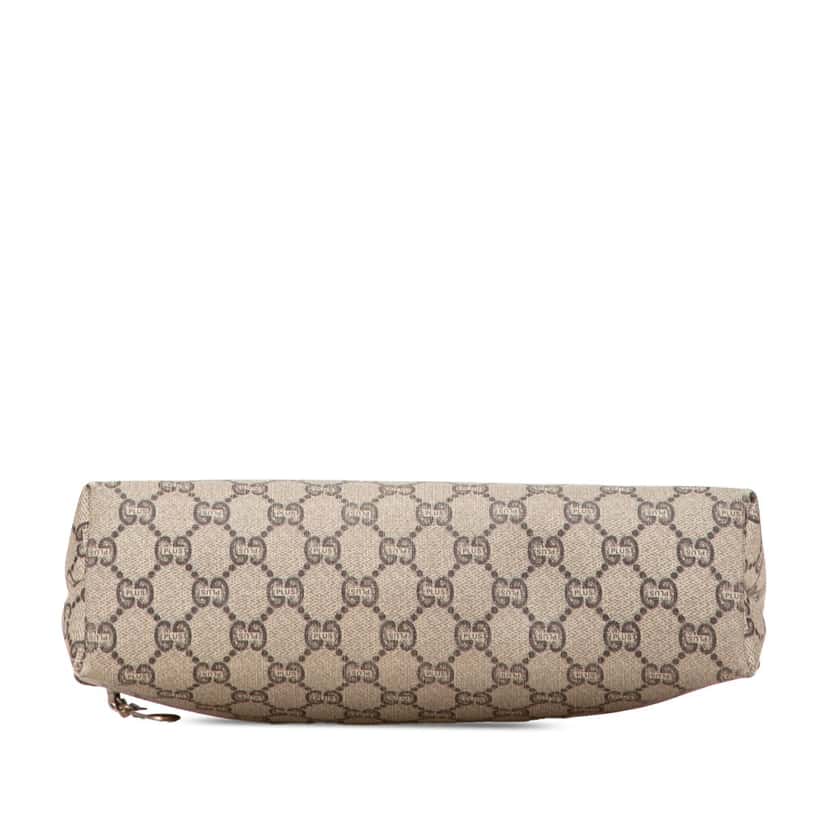 Gucci GG Supreme Plus Clutch Brown Canvas Good condition - Inside View