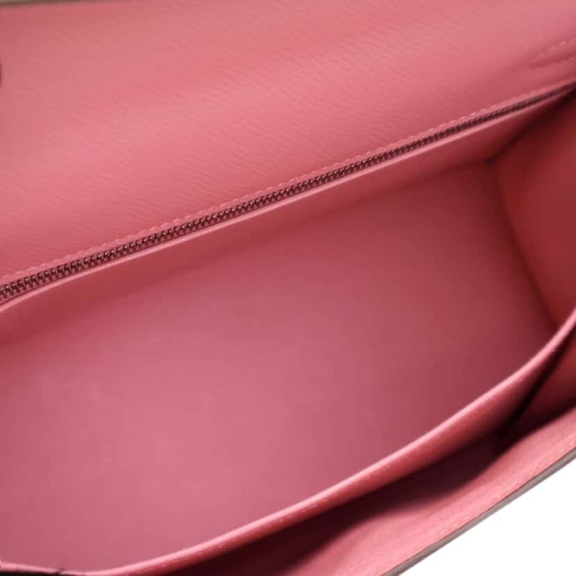 Hermès Epsom Kelly II Sellier 25 Pink Leather Good condition - Box View