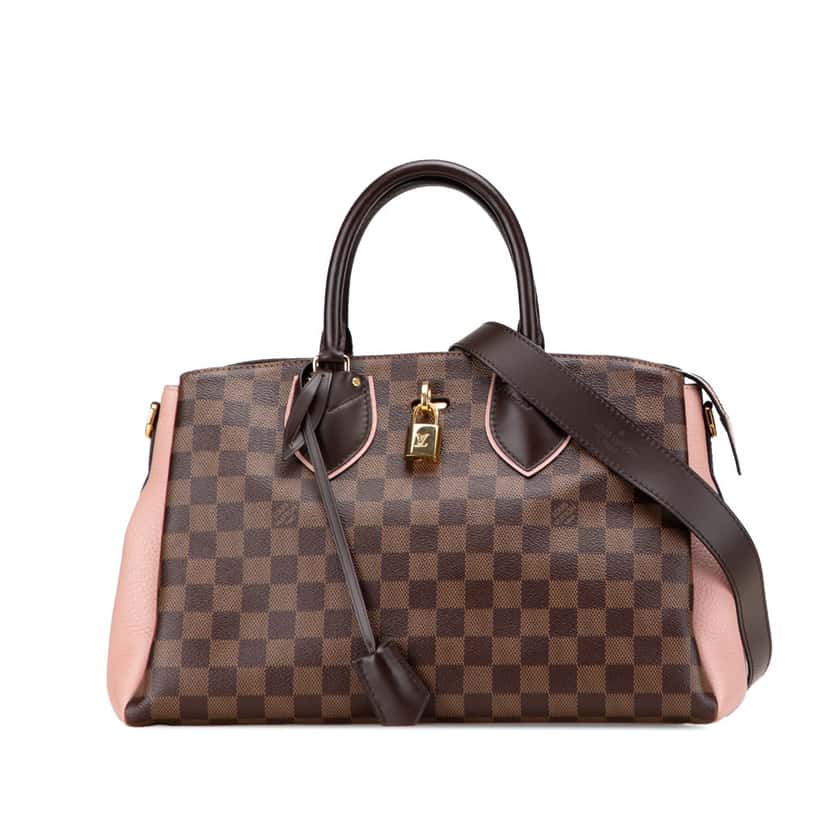 Louis Vuitton Damier Ebene Normandy Brown Canvas Good condition - Front View