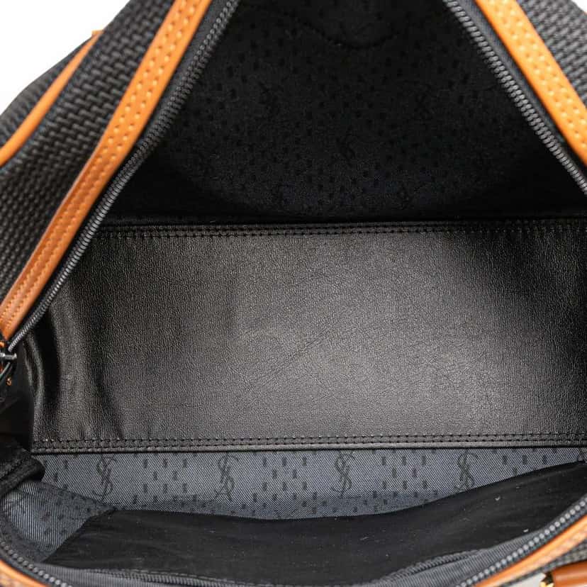 Yves Saint Laurent PVC Boston Bag Black Good condition - Model View