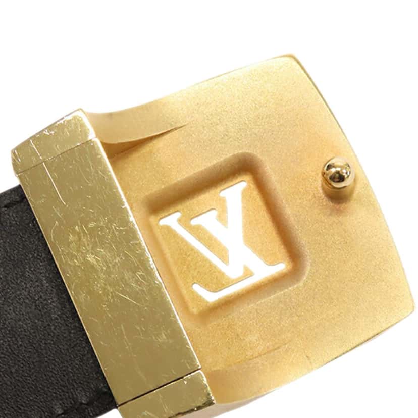 Louis Vuitton Monogram Multicolore LV Cut Reversible Belt Black Canvas Good condition - Inside View