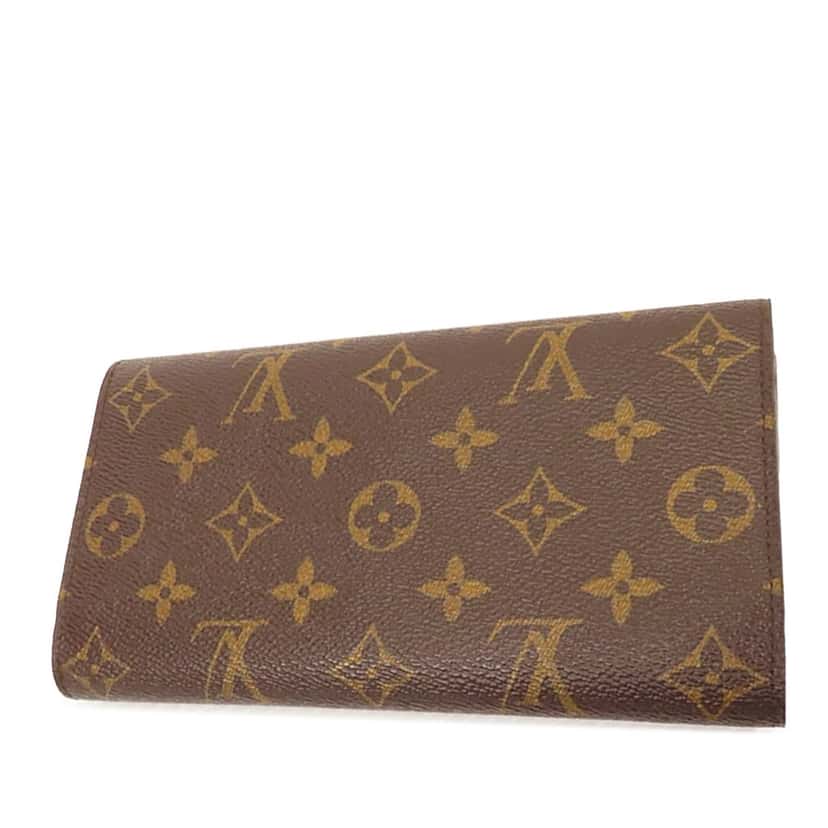 Louis Vuitton Monogram Sarah Long Wallet Brown Canvas Good condition - Back View