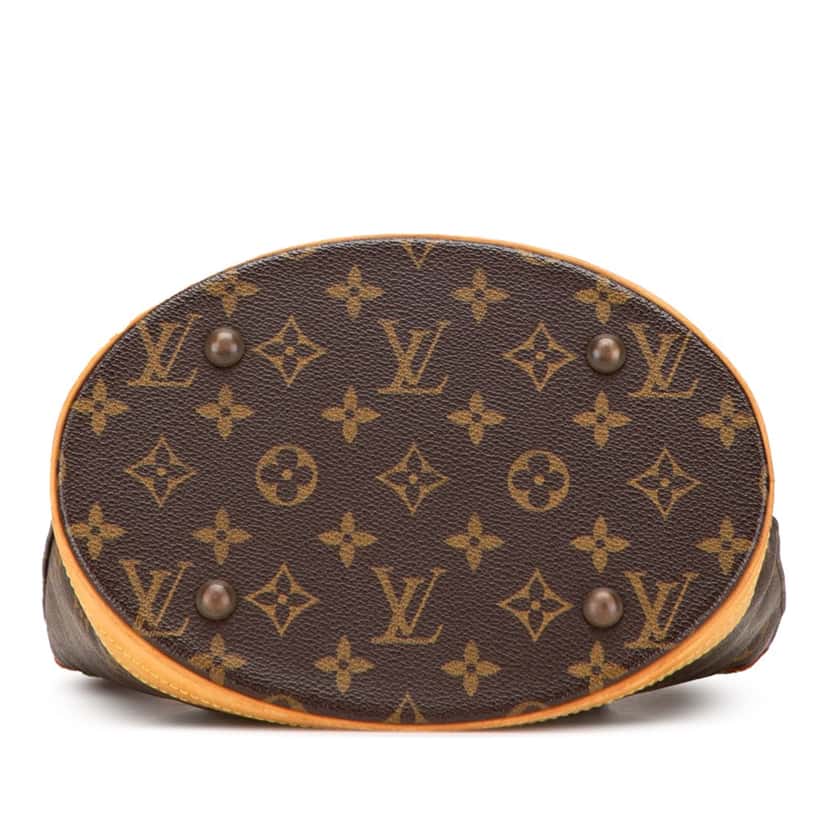 Louis Vuitton Monogram Petit Bucket Brown Canvas Good condition - Inside View