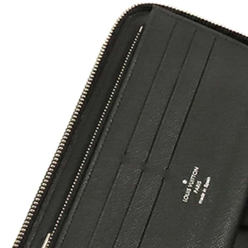 Louis Vuitton Damier Graphite Zippy Organizer Wallet Black Canvas Good condition - Inside View