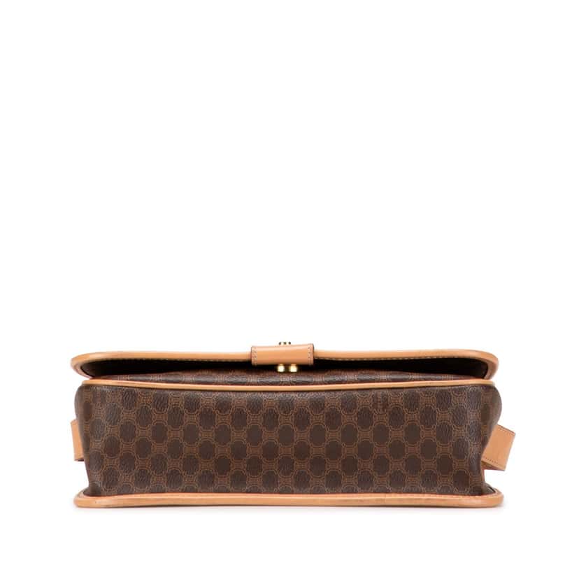 Celine Macadam Coated Canvas Crossbody Brown Canvas Good condition - Inside View