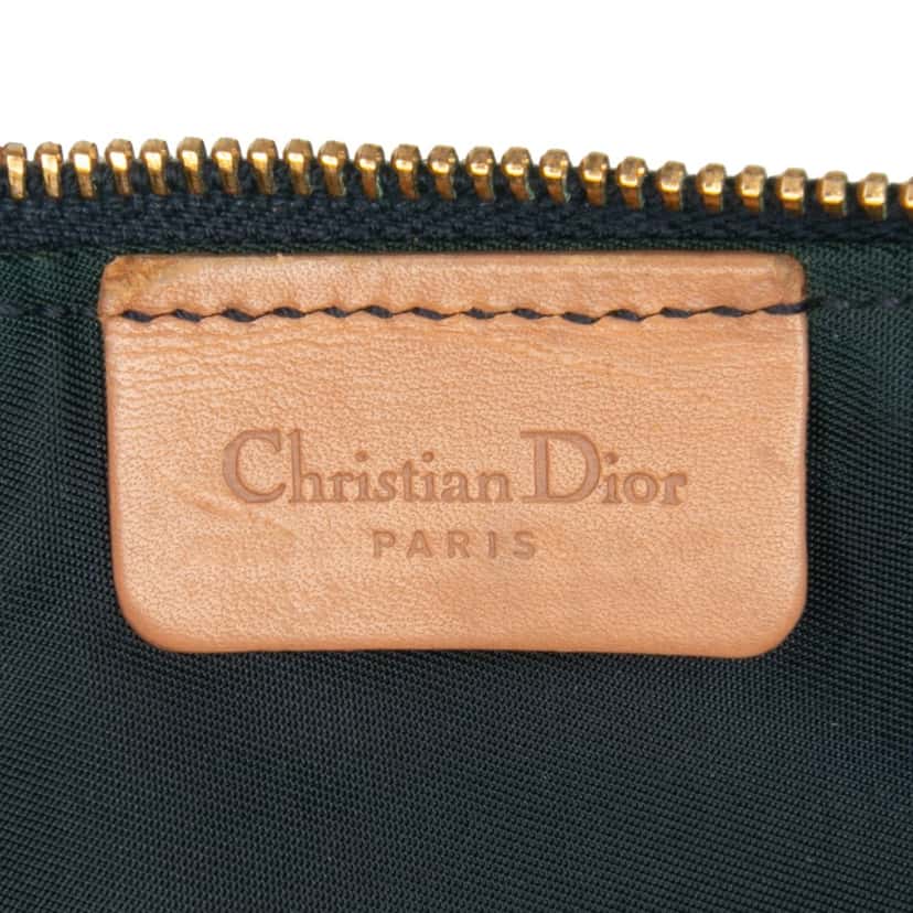 Dior Mini Denim Saddle Pochette Blue Denim Good condition - Box View