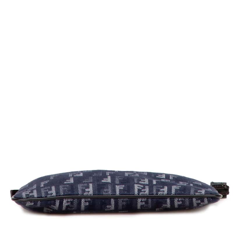 Fendi Zucchino Denim Crossbody Blue Denim Good condition - Inside View