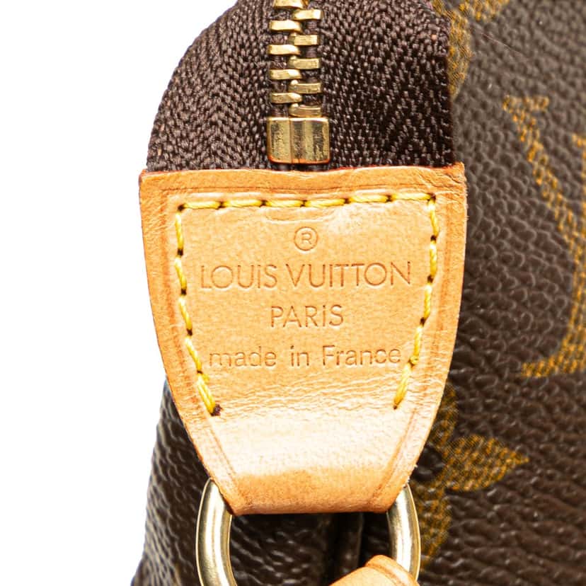 Louis Vuitton Monogram Pochette Accessoires Brown Canvas Good condition - Box View