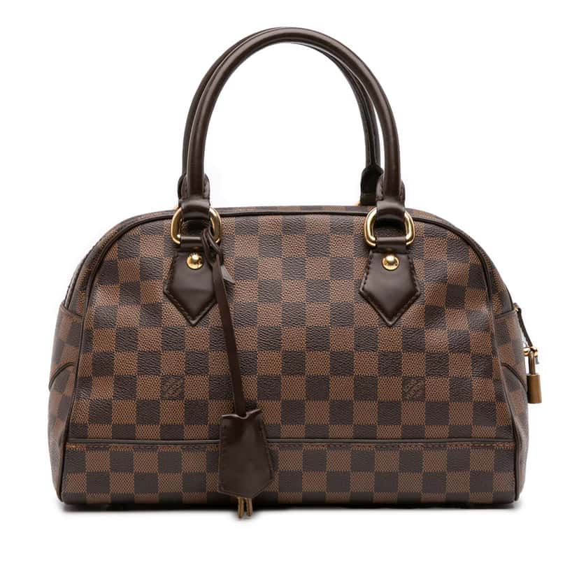 Louis Vuitton Damier Ebene Duomo Brown Canvas Good condition - Front View