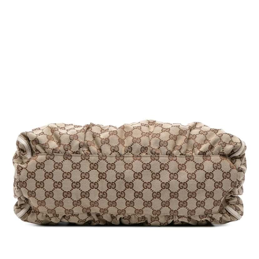 Gucci GG Canvas Abbey D Ring Shoulder Bag Brown Canvas Good condition - Inside View