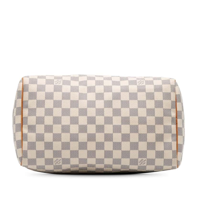 Louis Vuitton Damier Azur Speedy 30 White Canvas Good condition - Inside View