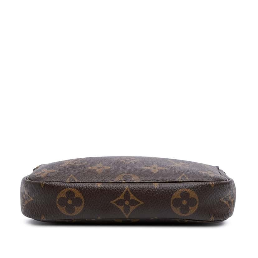 Louis Vuitton Monogram Mini Pochette Accessoires Brown Canvas Good condition - Inside View