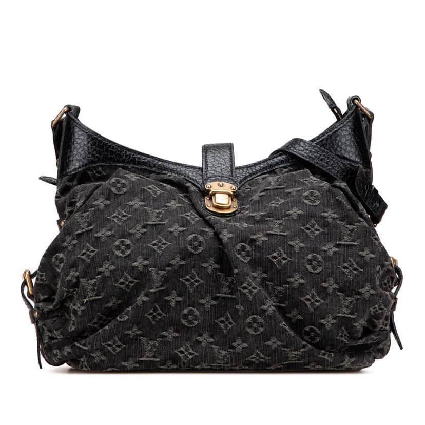 Louis Vuitton Monogram Denim Mahina XS Black Denim Good condition - Front View
