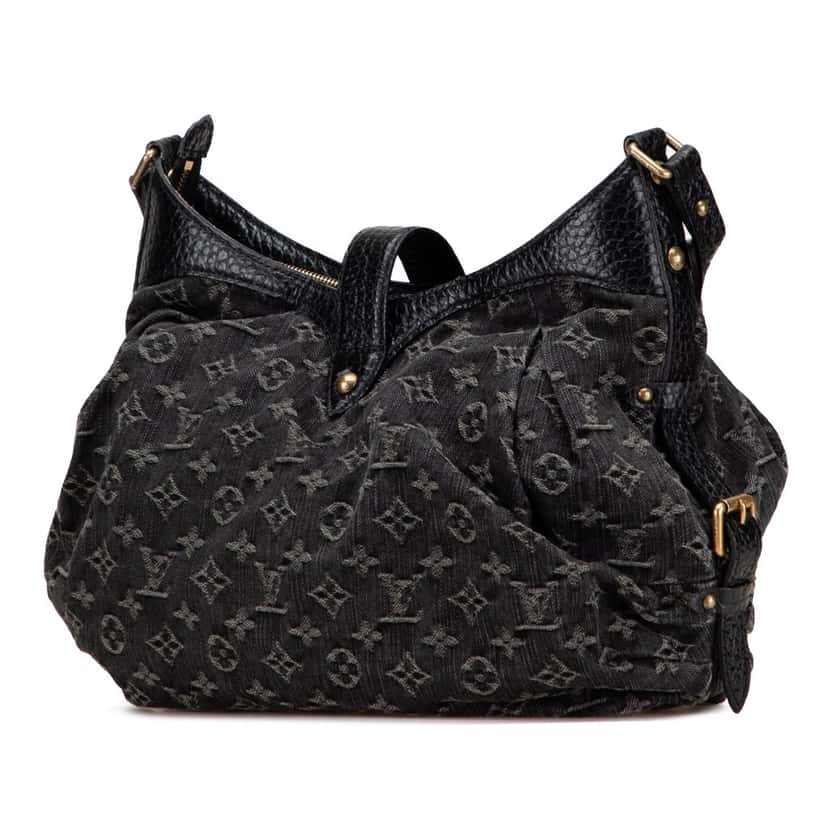 Louis Vuitton Monogram Denim Mahina XS Black Denim Good condition - Back View