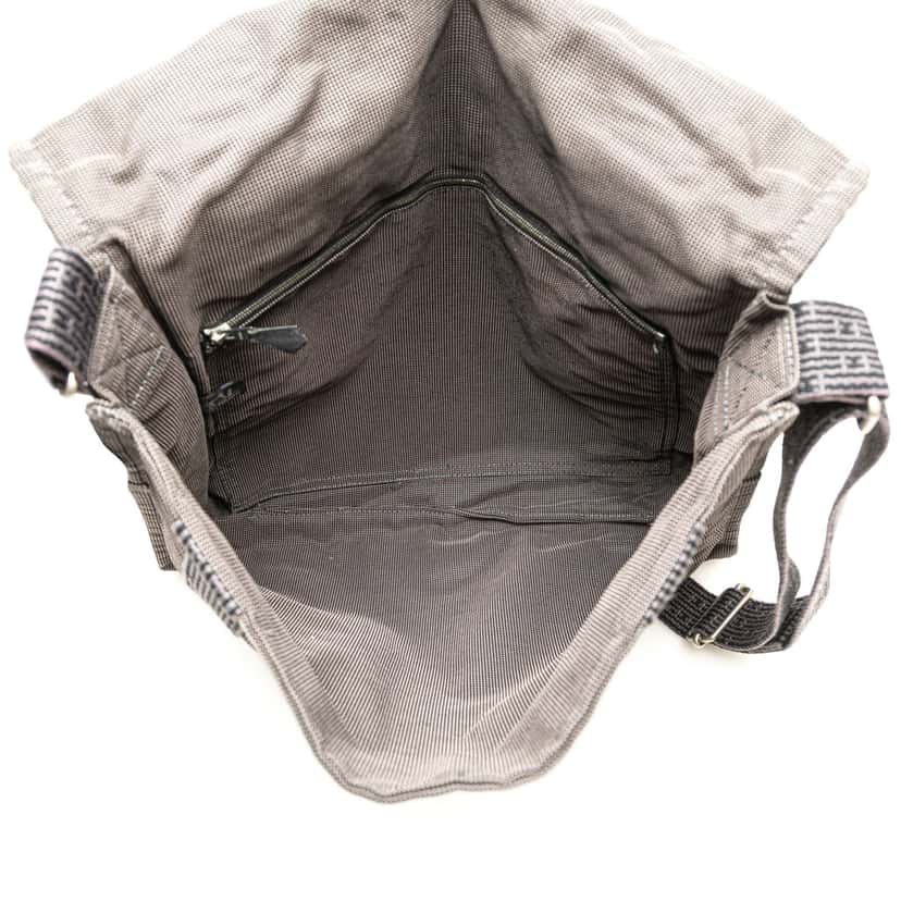 Hermès Canvas Herline Messenger Grey Canvas Good condition - Model View