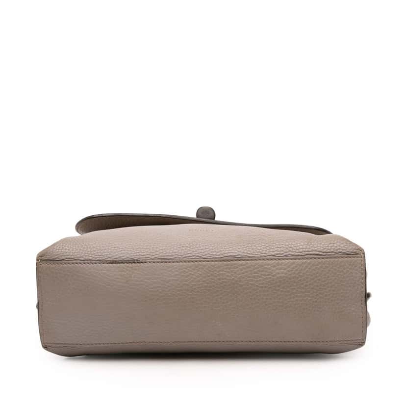 Gucci Small Leather Bamboo Daily Satchel Brown Leather Good condition - Inside View