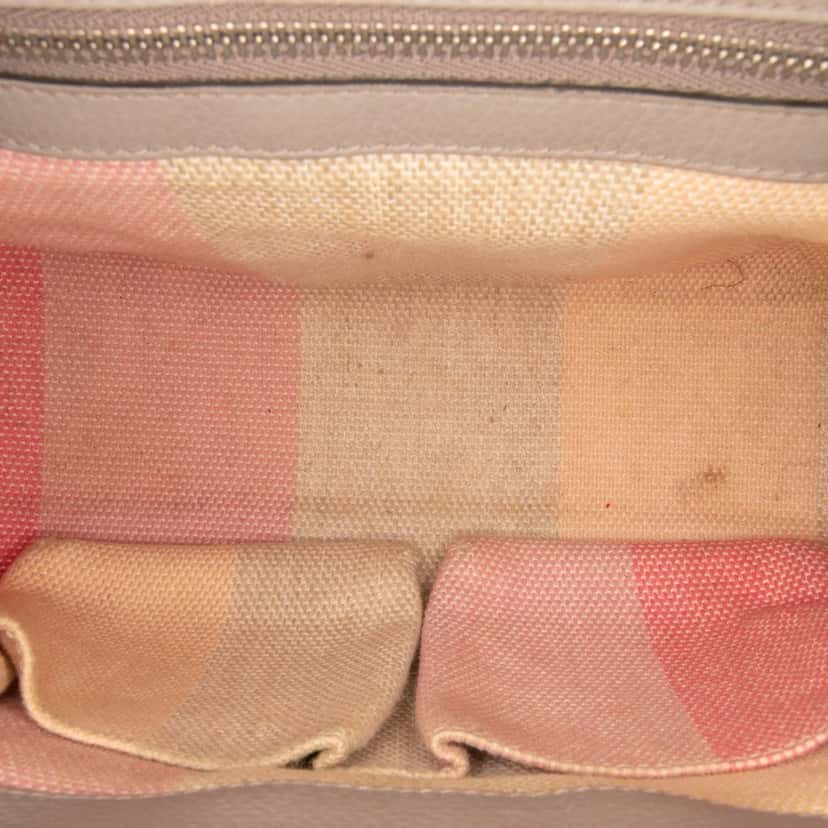 Gucci Small Leather Bamboo Daily Satchel Brown Leather Good condition - Model View