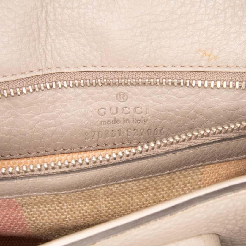 Gucci Small Leather Bamboo Daily Satchel Brown Leather Good condition - Box View