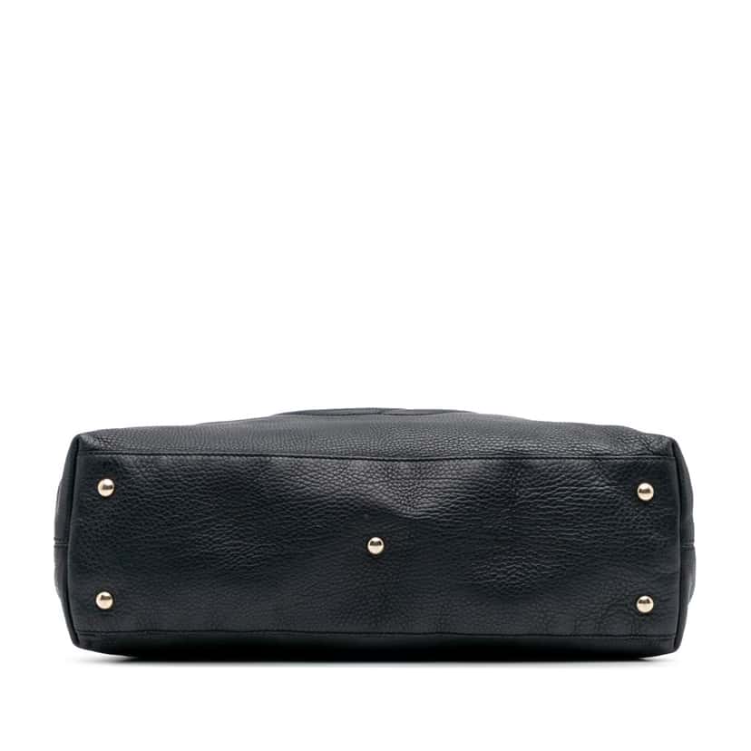 Gucci Medium Leather Soho Working Satchel Black Leather Fair condition - Inside View
