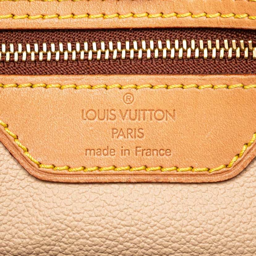 Louis Vuitton Monogram Petit Bucket Brown Canvas Good condition - Box View
