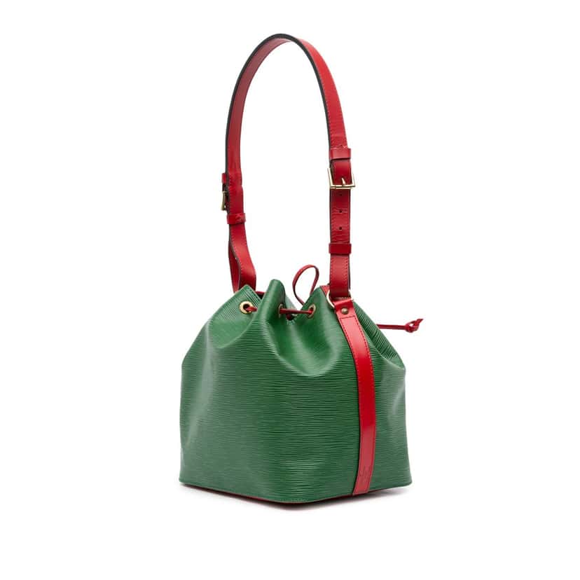 Louis Vuitton Epi Petit Bicolor Noe Green Leather Good condition - Back View