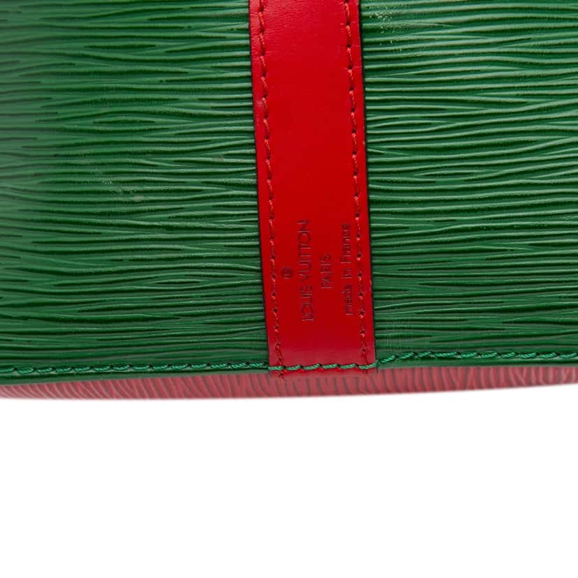 Louis Vuitton Epi Petit Bicolor Noe Green Leather Good condition - Box View