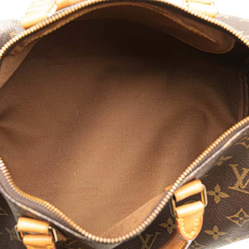 Louis Vuitton Monogram Speedy 30 Brown Canvas Good condition - Model View